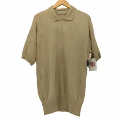 コムデギャルソンオム COMME des GARCONS HOMME 80S Archives 銀タグ 総リネン ハーフジッププルオーバー ポロシャツ メンズ 表記無 のサムネイル
