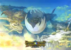 【中古】食器 はてしなき龍の大地 紙製ランチョンマット 「ドラゴンクエスト トレジャーズ　蒼き瞳と大空の羅針盤×SQUARE ENIX CAFE」 対象メニュー注文特典