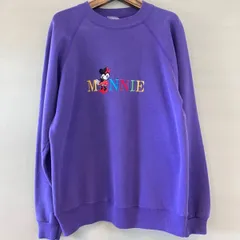 90sディズニーミニーマウスビンテージプリントスウェットエンジバーガンディ紫 90sディズニーミニーマウスビンテージプリントスウェットエンジ