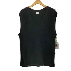 ユナイテッドアローズグリーンレーベルリラクシング UNITED ARROWS green label relaxing ヘアリー Vネック ニット ベスト レディース 表記無 