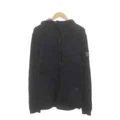 ジースターロウ G-Star RAW BINORMA HOODED VEST KNIT ニット セーター 長袖 フロントジップ フード付き L グレー 黒 ブラック /YQ ■OSのサムネイル