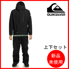 【40%OFF】【上下セット 】【QUIKSILVER】 MISSION GORE-TEX JK+PT（サイズ：L） 正規品