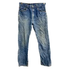 Levi's デニムパンツ W32 リーバイス レギュラー ストレートレグ ブルー コットン メキシコ製 古着卸 アメリカ仕入 2502-273