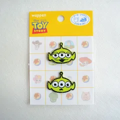 ワッペン アイロン ディズニー エイリアン ピクサー トイストーリー シール ミニ 帽子 被り物 バッグ MY5505-MY522 ビンテージ アウトドア