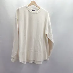 ◇ ⊇ ITEMS URBAN RESEARCH ラウンドヘム ビッグシルエット 長袖 スウェット サイズL ホワイト系 メンズ E  【1412090009167】のサムネイル