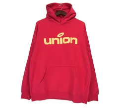 ユニオン UNION 【 CLASSICS HOOD KHL137 00002 001 】 フロント ロゴ プリント スウェット パーカー h2682のサムネイル