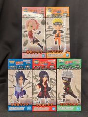 BANDAI SPIRITS 월드 콜렉터블 피규어 NARUTO-나루토- 질풍전 총 5종 세트