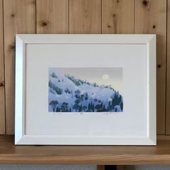 美品！額装木版画　木版画家阿部笙子作品「はる」1994年11/60 美品！額装木版画 木版画家阿部笙子作品「はる」1994年11/60 - メルカリ