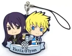 【中古】ストラップ(キャラクター) ユーリ＆フレン ラバーストラップ きゅんキャラ いらすとれーしょんず 「一番くじ テイルズ オブ シリーズ 20th Anniversary」 G賞