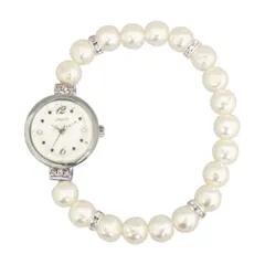 ☆ シルバー ☆ fragola パールジャバラウォッチ fragola 腕時計 日本製ムーブメント リストウォッチ レディース 腕時計レディース じゃばらベルト 蛇腹ベルト アナログ ブレスウォッチ ブレスレット かわいい おしゃれ フラゴラ