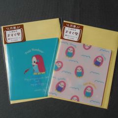 抗菌マスクケース付きカード　2点セット　アマビエ