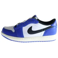 NIKE (ナイキ) AIR JORDAN1 RETRO LOW OG エアジョーダン1 ゲームロイヤル ローカットスニーカー ブラック/ホワイト/ブルー US9/27cm CZ0790-140