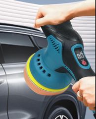 新品高品質 ポリッシャー車 8段階変速 ポリッシャーバフ付き 125mm 1.5Ahバッテリ一2個搭載12V 電動ポリッシャー コードレス 5500RPM