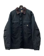 カーハート Carhartt TRADITIONAL JACKET トラディショナル ジャケット コーデュロイ ダック ダブルジップ アウトドア アウター 黒 ジャケット ロゴ ブラック 104MT-1460