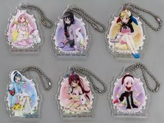 [중고] 열쇠 고리 총 6 종 세트 마법 소녀 아크릴 마스코트 [이치 반 쿠지 마법 소녀 마도카 ☆ 마기카 ~ StarlightMagiccraft ~] J 상