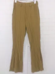 ◇ JEANASIS ジーナシス バックスリット パンツ サイズS マスタード系 レディース P  【1212290003855】