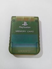 PS1用　メモリーカード　シースルーイエロー