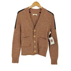 アンフィル unfil merino ribbed cardigan - mix red レディース JPN：1 のサムネイル