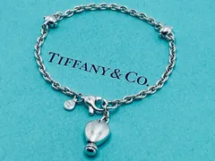 a115 超希少 美品 Tiffany&Co. ヴィンテージ オールド ティファニー ハート チェーン ブレスレット シルバー 925 ビンテージのサムネイル