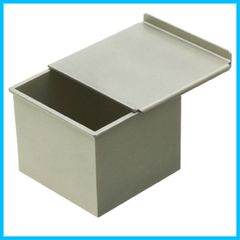 【特価商品】富士ホーローFuji Horo) 食パン型 正方形 0.5斤 焼型 フッ素加工 ベイクウエア 57300