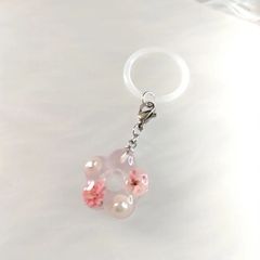アンブレラマーカーピンク　チャーム　カスミソウ