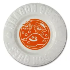【中古】皿・茶碗(キャラクター) モンスター集合(オレンジ) プレート皿 ｢ドラゴンクエストふくびき所スペシャル はぐれメタルとなかまたち編｣ G賞