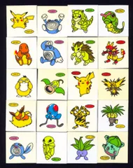 第一パン デコキャラシール 8弾 ポケモンデコキャラシール 【全20種】 セット