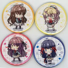 【中古】バッジ・ピンズ [単品] 集合 キャラクター缶バッジ4種セット 「PS4/Switchソフト 罪ノ光ランデヴー ファミ通DXパック 3Dクリスタルセット」 同梱特典