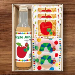 アップルジュース&しっとりドーナツ スイーツセット はらぺこあおむし SNZ-152香典返し 御供 粗供養 詰め合わせ ギフト プレゼント 割引 景品 品物 新築祝い 結婚内祝い 出産内祝い ご挨拶 引っ越し 引越し 内祝い 写真入り