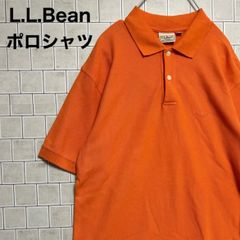 L.L.Bean　ポロシャツ 半袖　オレンジ　アウトドア