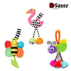 新品未使用 知育玩具 ジッタートイ サッシー Sassy ぶるぶる フラミンゴ ミツバチ バグ 女の子 男の子 おもちゃ