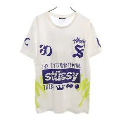 【中古】 ステューシー ロゴ 半袖 Tシャツ M 白 STUSSY メンズ 【210123】 メール便可