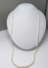 淡水真珠 ロングネックレス  バロック アレルギー症対応