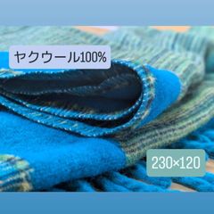 【インド・ダラムサラ限定】ヤクウール100％ ショール / ストール ライトグリーン
