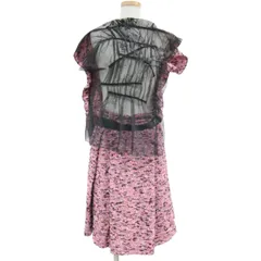 tricot COMME des GARCONS トリコ コム デ ギャルソン セットアップ トップス スカート ツイード チュール ボートネック タック AD2013 おしゃれ シンプル 着回しのサムネイル