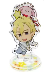 【中古】キーホルダー・マスコット(キャラクター) 六弥ナギ 「アイドリッシュセブン×animatecafe トレーディングアクリルスタンドキーホルダー Rabbit baloon ver.」