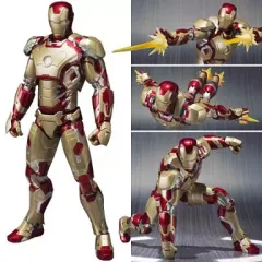 【激レア-箱有り・点灯確認済】アイアンマン　フィギュア　サイドショウ　マーク42 DLX Iron Man Mark 42 (DLX アイアンマン・マーク42) (完成品