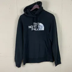 THE NORTH FACE ザノースフェイススウェットパーカーフーディー黒 ブラック古着メンズS f241225001