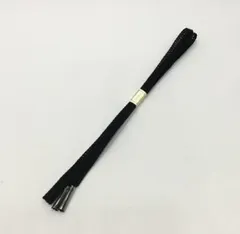 帯締/美品/未使用品/正絹/平組/黒/夏用/喪服用/Mサイズ/着物/和装小物【ゆずりは】8120