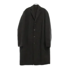 Acne Studios (アクネ ストゥディオズ) CHARLIE カシミア混 ウール チェスターコート チャコールグレーのサムネイル
