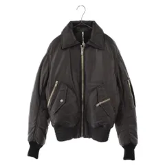 Martin Margiela (マルタンマルジェラ) 16AW レザーボンバージャケット リバーシブルMA1 ブルゾン ブラウン/ブラック S30AM0340SY0026のサムネイル
