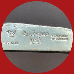 ★稀少ヒッコリー⑩A★パター★34.5インチ★送料込み★Ben Sayers★HAND MADE IN SCOTLAND★BENNY PUTTER★  ハンドメイドのヒッコリーシャフト稀少パター  実使用も可能ですが、コレクションとしていかがですか。