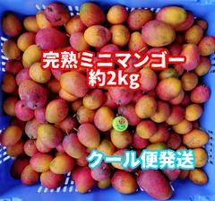 009】約2kg（約20g〜80g）完熟 ミニマンゴー、ミニミニマンゴー