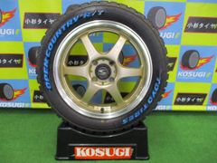 Sホールド　シュトルツ　5J-15　4H100　+45　オープンカントリーR/T　165/60R15　タフト　ハスラーなど　中古セット　4本　【Y46　大和店】