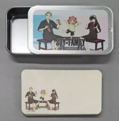 [중고] 노트 메모장 포저가 미니 양철 캔 메모 [SPY × FAMILY × 극락탕 · RAKU SPA 휴일 EXTRA MISSION 목욕에서 사이좋게 가족을 어필하라]