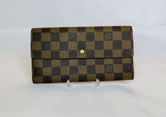 美品LOUIS VUITTON  ルイヴィトン ダミエ  ポシェット ポルトモネ クレディ 長財布 N61725 ビトン No.2250001421122