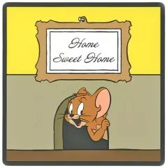 【中古】コースター ジェリー ラバーコースター 「Happyくじ トムとジェリー TOM and JERRY FUNNY ART! 3」 D賞