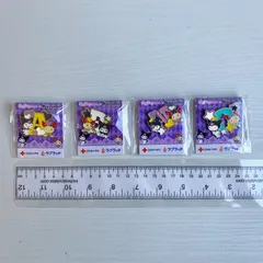 けんけつちゃん× Kuromi ピンバッジ A型 B型 Ｏ型 ＡＢ型セット 献血 ノベルティ