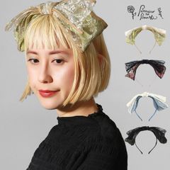 ロゴリボンいっぱいカチューシャプラスリボンクリップ - メルカリ