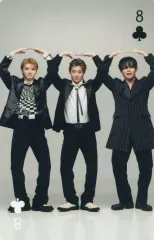 【中古】コレクションカード(男性) クラブの8：超特急/カイ(小笠原海)・ユーキ(村田祐基)・アロハ(高松アロハ)/CD「AwA AwA」(UPCH-7695～7706、PDCJ-5119)封入特典トランプ風トレカ